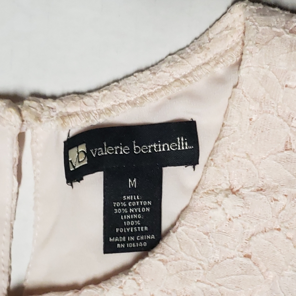 Valerie Bertinelli Women's floral lace top sz M - Picture 5 of 5